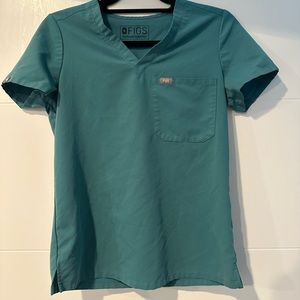 Figs Catarina scrub top - marine XS